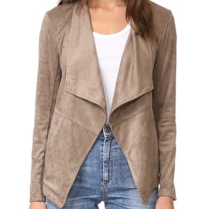 BB Dakota Nicholson faux shade drape front jacket